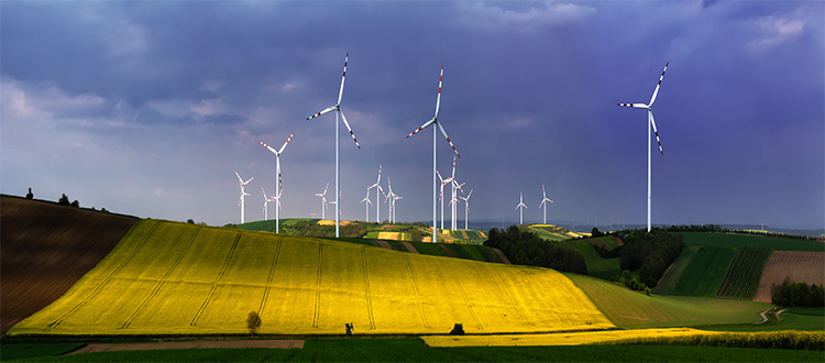 Wind-power-plant